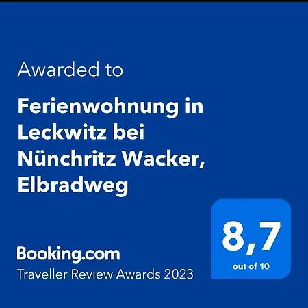 In Leckwitz Bei Nuenchritz Wacker, Elbradweg Apartment