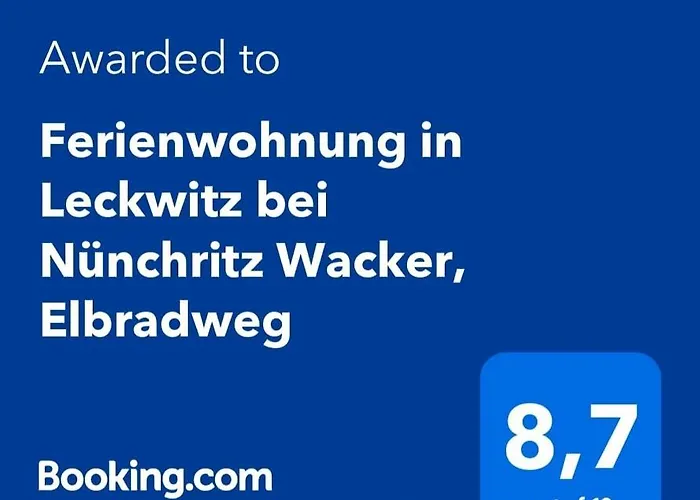 In Leckwitz Bei Nuenchritz Wacker, Elbradweg Apartmán